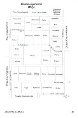Plan of Osada Bojanówka
