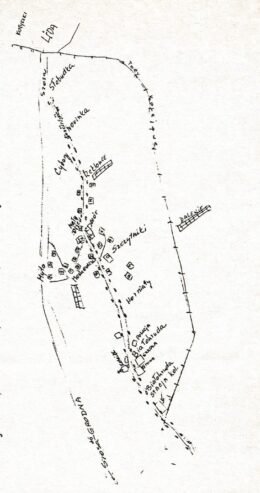 Plan of Osada Mały Olszew and Szczytniki